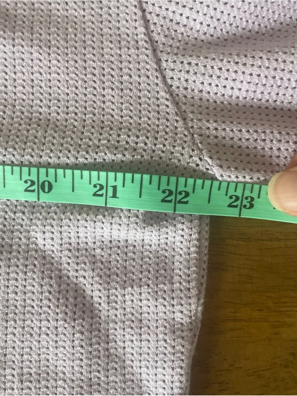 PINK Victoria's Secret lavender Crop Waffle-Knit Hoodie Medium